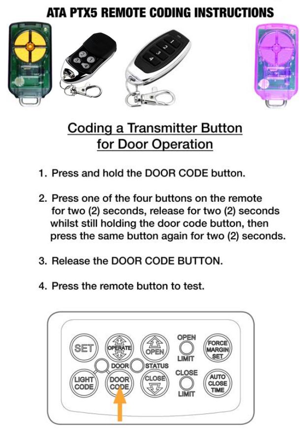 Dominator 5V2 Remote Coding