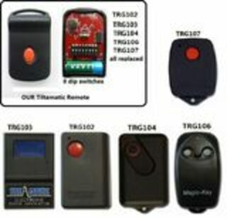 windsor 303mhz 8 dipswitch garage door remote control